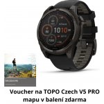 Garmin Fenix 8 51mm Sapphire Solar Titanium Carbon Gray/Black 010-02907-11 – Zboží Živě