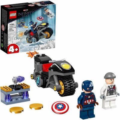 LEGO® Super Heroes 76189 Captain America vs. Hydra – Zboží Mobilmania