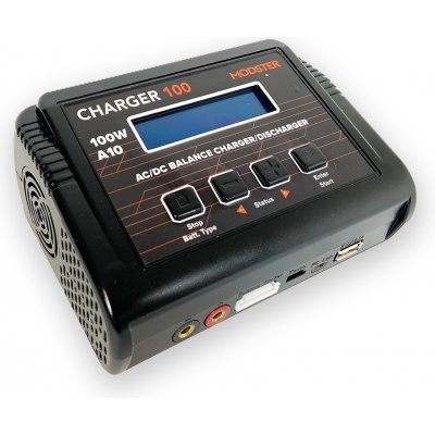 MODSTER Nabíječ AC/DC 100 Charger Lipo 1-6S 10A 100W – Sleviste.cz
