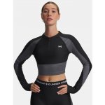 Under Armour Dámské tričko UA HG Rib 1/4 Zip-BLK Černá – Sleviste.cz