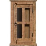 Bighome Oldtime Závěsná 44x21x72 cm z akácie přírodní – Hledejceny.cz
