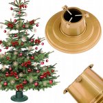 Stojan na vánoční stromeček Form-Plastic 0671-023 zlatý – Sleviste.cz