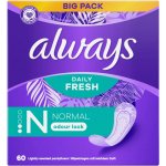 Always Daily Fresh Normal slipové vložky bez parfemace 60 ks – Hledejceny.cz