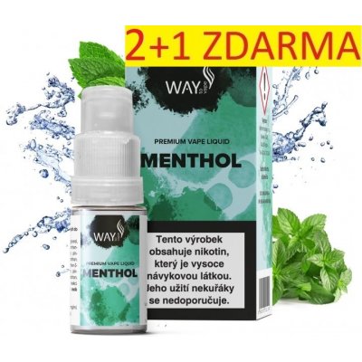Way To Vape Menthol 10 ml 12 mg – Zboží Mobilmania