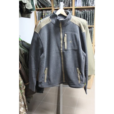 Mikina Orbis Pánská fleecová šedá s výšivkou – Zboží Dáma