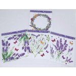 Anděl Přerov Okenní fólie bez lepidla Levandule věneček 30 x 30 cm – Sleviste.cz