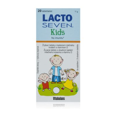 Vitabalans LactoSeven Kids 20 tablet