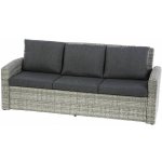 Deokork Ratanová lavice pro 3 osoby Santorini šedá – Zboží Dáma