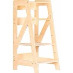 Ourbaby Montessori Učicí věž NTS Wooden Kitchen Helper natural přírodní – Zboží Dáma
