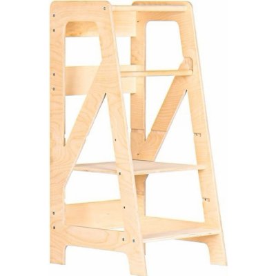 Ourbaby Montessori Učicí věž NTS Wooden Kitchen Helper natural přírodní – Zboží Dáma