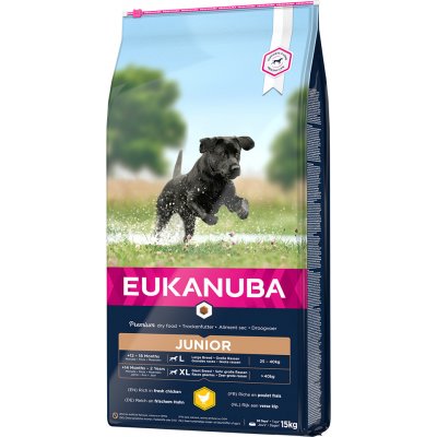 Eukanubu Eukanuba Junior Large Breed kuřecí 15 kg – Zboží Mobilmania