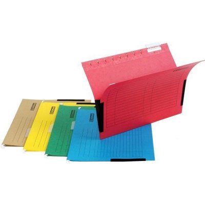 Donau Závěsné desky, s bočnicemi, červené, karton, A4, DONAU ,balení 25 ks 94424 – Zboží Mobilmania