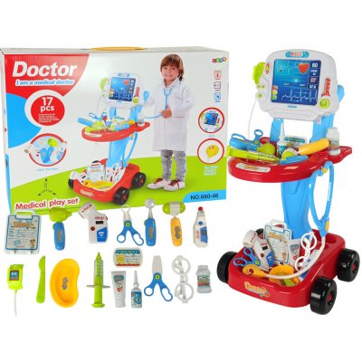 mamido Velká lékařská sada na vozíku EKG – Zboží Dáma