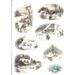 Itd. Collection Rýžový papír Kostelíčky a srnečky A4 – Zboží Dáma