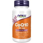 Now Foods koenzym q10 60 mg + omega 3 60 měkké tobolky – Hledejceny.cz