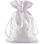 Prima-obchod Vánoční dárkový pytlík hvězdy 20x30 cm, barva 1 bílá – Hledejceny.cz