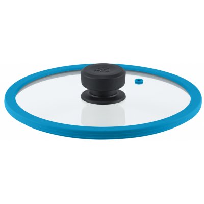 Remoska Vega Skleněná poklice 24 cm Modrá – Zboží Dáma