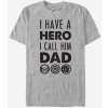 Pánské Tričko Zoot.Fan unisex tričko Marvel Hero Dad šedé