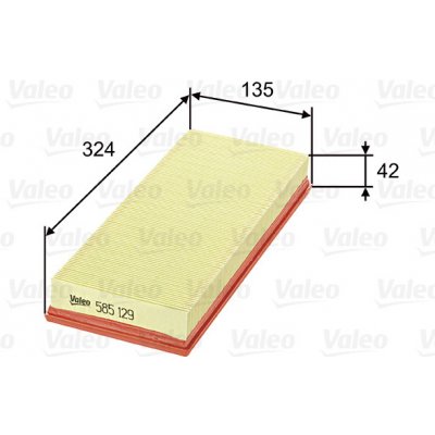 Vzduchový filtr VALEO 585129 – Hledejceny.cz
