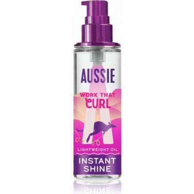 Aussie Bouncy Curls Work That Curl hydratační a vyživující olej na vlasy 95 ml – Hledejceny.cz