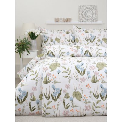 MKLuzkoviny.cz krep povlečení Renforcé Carlotta bílá 140x200 70x90 – Hledejceny.cz