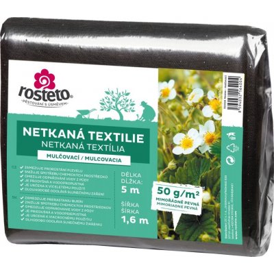 Neotex Netkaná textilie Rosteto 50g 5 x 1,6 m černá – Zbozi.Blesk.cz