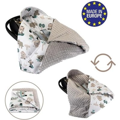 Bomimi Pojízdná zoo zavinovací minky šedá – Zboží Dáma