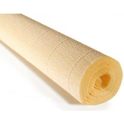 Italský krepový papír Cartotecnica Rossi 180g (50 x 250cm) - krémová 577 – Sleviste.cz
