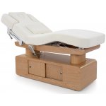 Fabulo Amaris Elektrické wellness lehátko s vyhříváním a LED osvětlením Barva: krémová 195*75 cm | 110 kg | krémová – Sleviste.cz