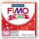Fimo Staedtler kids červená se třpytkami 42 g