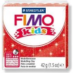 Fimo Staedtler kids červená se třpytkami 42 g – Zboží Dáma