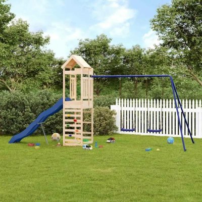 Shumee Dětské hřiště na zahradu 478 × 185 × 239 cm masivní borové dřevo – Zboží Mobilmania