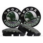 Skoda středová krytka alu kola 55 mm, 4 ks 1J0601171 – Zboží Mobilmania