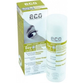 Eco Cosmetics tónovaný denní pleťový krém SPF 15 50 ml