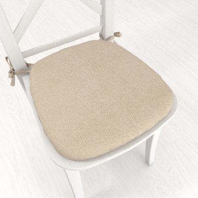 Biante Alcantara ALC-007 Krémově béžový 39 x 37 x 3 cm oblý – Sleviste.cz