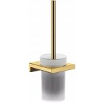 Hansgrohe nástěnný WC kartáč kovový šedý – Hledejceny.cz