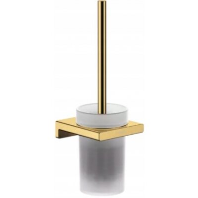 Hansgrohe nástěnný WC kartáč kovový šedý – Hledejceny.cz