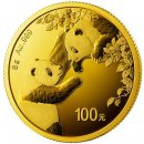 China Mint / Shanghai Mint Zlatá mince 100 Yuan China Panda 8 g