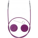 Fialové vyměnitelné lanko KnitPro 35 cm – Hledejceny.cz