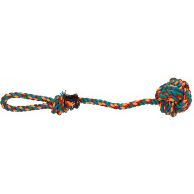 Dog Fantasy bavlna přetahovadlo barevné házecí 35 cm – Hledejceny.cz