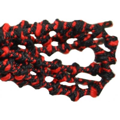 Elastické samozavazovací tkaničky Speedy Laces černá červená 50 cm – Zboží Mobilmania