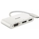 D-Link 3-in-1 USB-C to HDMI/VGA/DisplayPort Adapter 45020043 – Zboží Živě