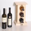 Stojany na víno dřevěný stojan na víno pro 3 láhve SV3