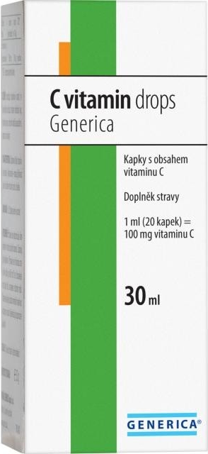 Generica Vitamin C kapky 30 ml od 97 Kč - Heureka.cz