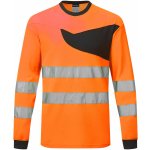 Portwest HI-VIS PW221 Reflexní tričko s dlouhým rukávem PW2 HV oranžová černá XXL – Zboží Dáma