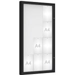 PROCITY Venkovní vitrína model 1000, 12 x A4, plexi, černá | Zboží Auto