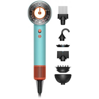 Dyson Supersonic Nural Curly + Coily Ceramic patina/Topaz orange – Zboží Dáma