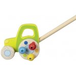 Goki Jezdík na tyči Traktor zelený dřevěný – Hledejceny.cz
