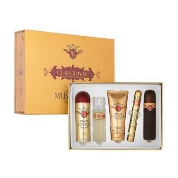 Cuba Must Have Royal EDT 100 ml + EDT 35 ml + 100 ml vody po holení + 200 ml sprchový gel + deospray 200 ml dárková sada