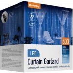 COLORWAY LED girlanda vnitřní 300 LED délka 3 x 3m modrá AC 220V – Hledejceny.cz